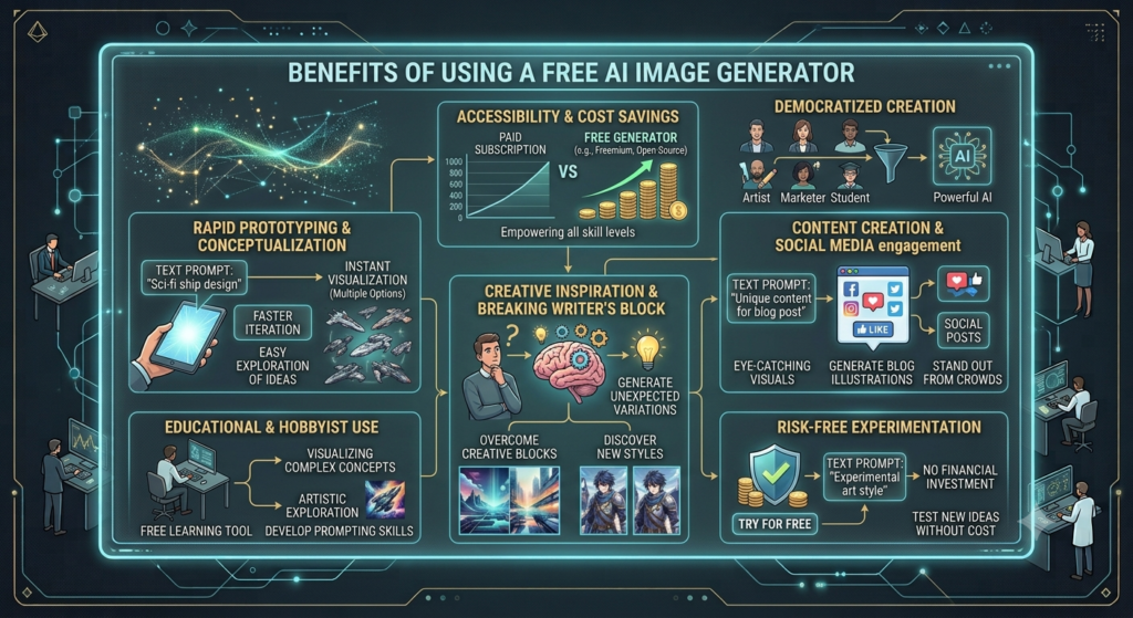 Benefits of Using a Free AI Image Generator