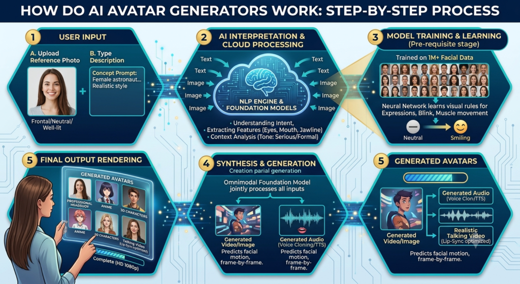 How Does an AI Avatar Generator Work?