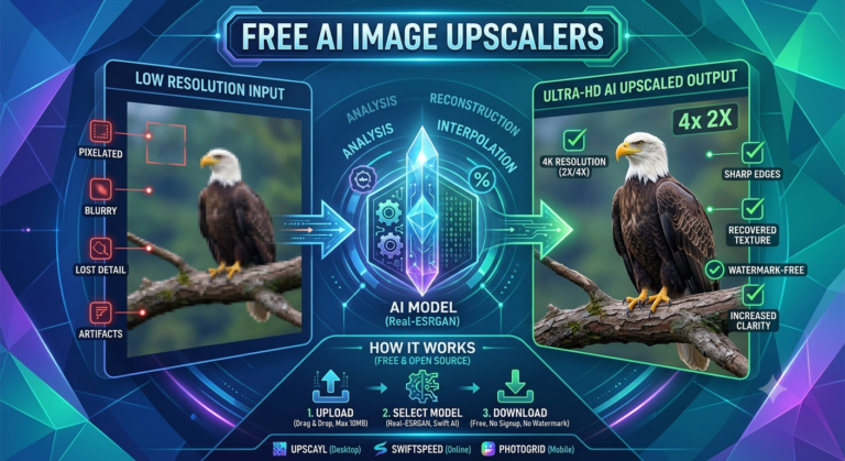 7 Powerful Free AI Image Upscalers to Enhance Image Quality Without Losing Detail