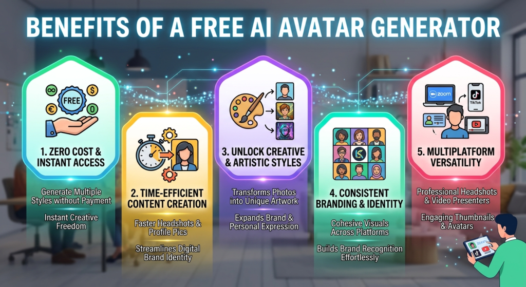 Benefits of Using a Free AI Avatar Generator