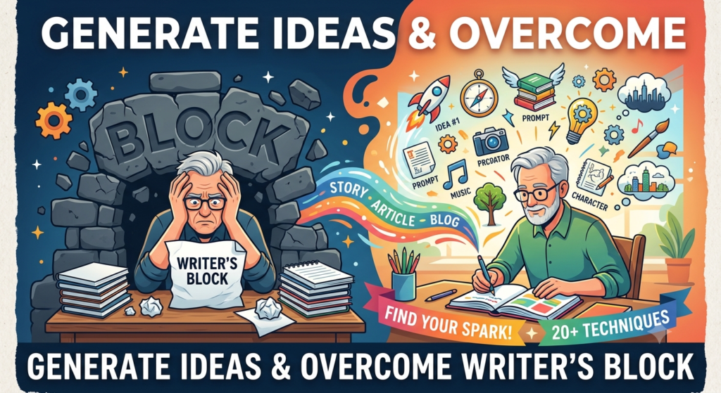 Generate Ideas and Overcome Writer's Block